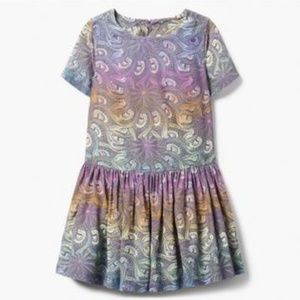 Gymboree Colorful Peacock Feather Dress NWT